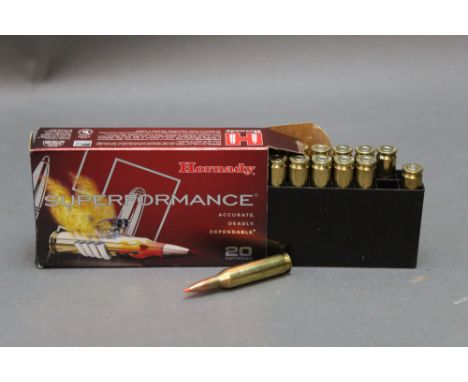 Eighteen Hornady Super Performance cal 243 win, 75 grain SST rifle cartridges.  FIREARMS CERTIFICATE REQUIRED.  WE CANNOT POS