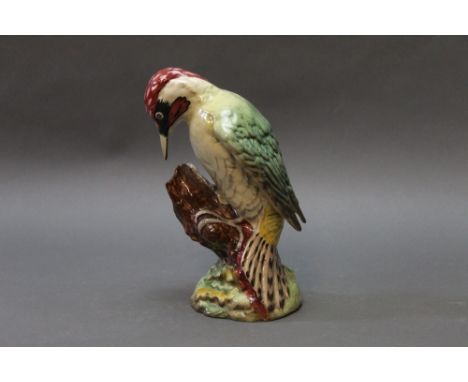 Beswick green woodpecker, version 2.  Model No. 1218.