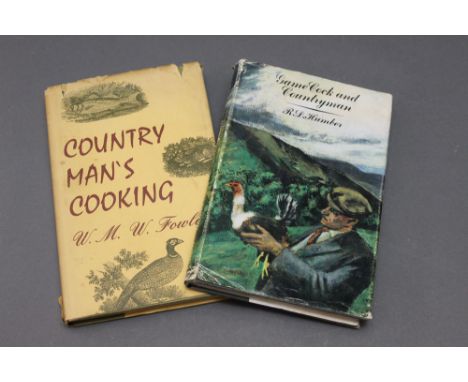 "Countryman's Cooking" by M.W.W. Fowler, a signed review copy 1965, with various photographs, newspaper clippings from The Te