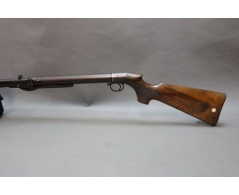 *  BSA improved model D cal 22 under lever air rifle, marked to the top of the cylinder marked The BSA Air Rifle (improved mo