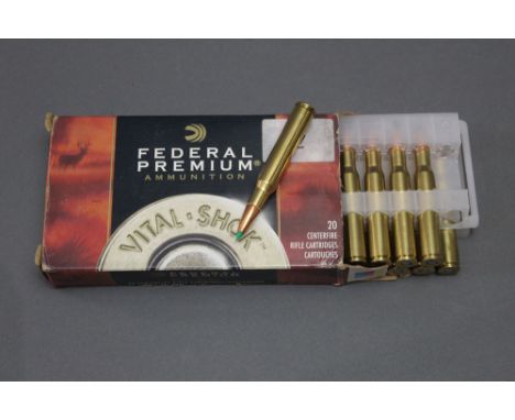 Twenty Federal 30-06 ballistic tip rifle cartridges, 150 grain.  FIREARMS CERTIFICATE REQUIRED.  WE CANNOT POST AMMUNITION. 