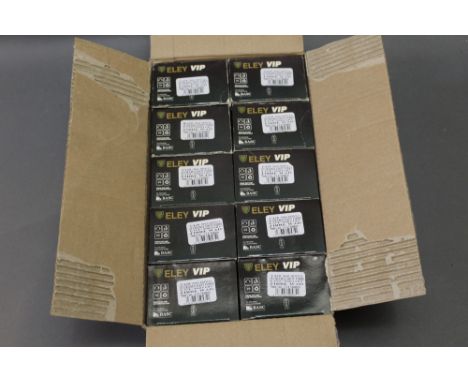 Two hundred and fifty Eley 20 bore VIP game shotgun cartridges, 2 3/4" chambers, 28 gram, 6 shot, fibre wad.  SHOTGUN CERTIFI