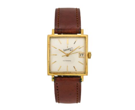 Eberhard automatico anni '60, cassa placcata con fondello a scatto in acciaio, cal. 261-123 di derivazione AS 1852, corona e 