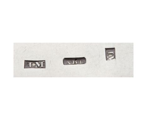 ABERDEEN - A SCOTTISH PROVINCIAL TODDY LADLE  JAMES MORRISON   marked JM, ABD, JM, of Celtic point pattern, italic AJ engrave