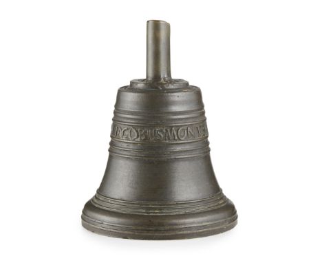 A RARE MID SEVENTEENTH CENTURY SCOTTISH 'DEID BELL'  JAMES MONTEITH, EDINBURGH CIRCA 1642  the deep bell with short simple st