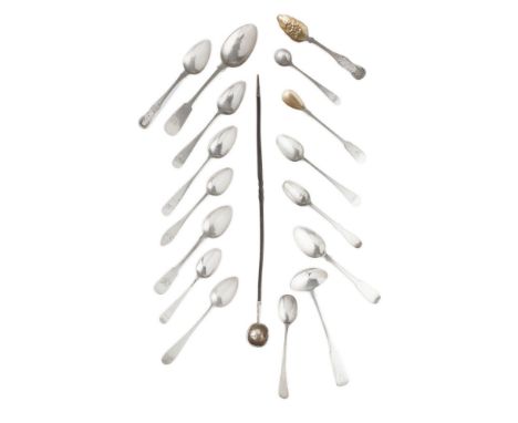 INVERNESS - A SCOTTISH PROVINCIAL PICKLE LADLE  FERGUSON & MACBEAN   marked F&M, camel, INVSS, the diminutive bowl with socke