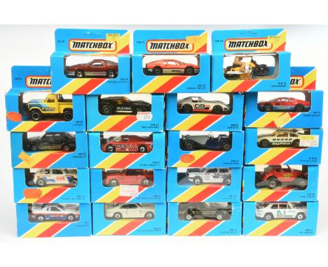 Matchbox Superfast, a mixed boxed group of Mainly Sports Cars Vehicles to include, MB49 Sand Digger "Dune Man", MB60 Toyota S