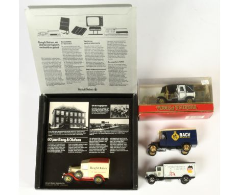 Matchbox, Models of Yesteryear, a mixed group of Code 2 models to include, No.YGB13 Ford TT Van "RACV" - dark blue, cream roo