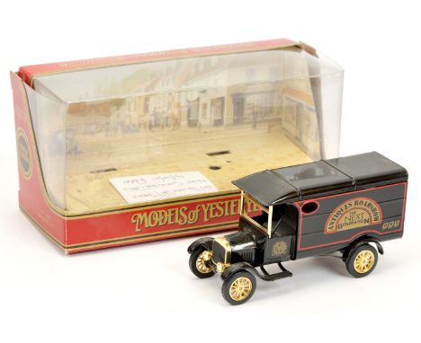 Matchbox Models of Yesteryear Y21 Ford Model TT - Code 2 issue "BBC Antiques Roadshow The Next Generation" - black body, mid-