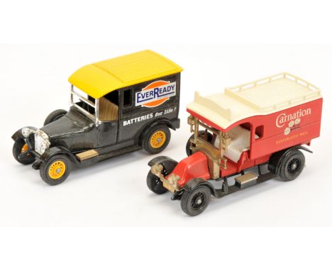 Matchbox Models of Yesteryear a pair of colour trial models to include, Y5 1927 Talbot Van "Ever Ready" - colour trial body -