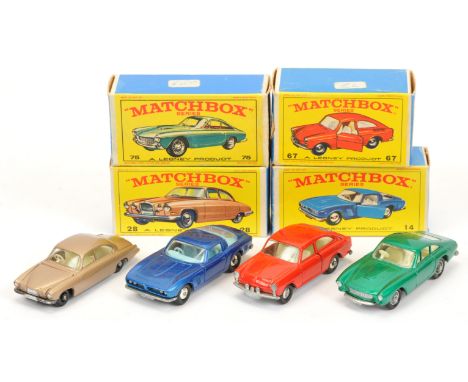 Matchbox Regular Wheels group (1)14d Iso Grifo - dark blue body, pale blue interior and tow hook, chrome hubs with black tyre