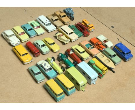 Matchbox Regular wheels Unboxed Group Of 35 To Include 11a ERF "ESSO" Tanker - Red, gold trim, 19b MGA Sports Car - Off white