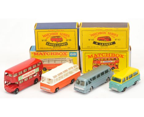 Matchbox Regular Wheels Bus &amp; Coach group (1) 5d Routemaster London Transport "BP Visco-Static" - red, black plastic whee