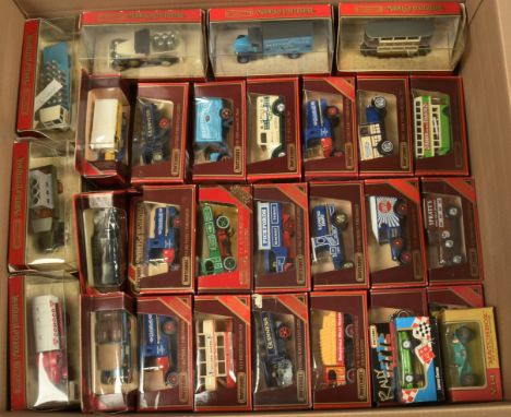 Matchbox Models of Yesteryear. A Boxed Group to include, Y-3 1912 Model T Tanker "Mobiloil", Y-12 1937 G.M.C Van "Goblin", Y-