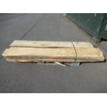 Bundle of air dried Oak planks