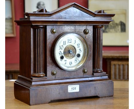 A late 19th century mantel clock, c.1890