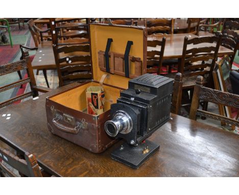 A vintage Johnson Optiscope in a carrying case.