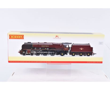 A BOXED OO GAUGE HORNBY MODEL RAILWAYS LOCOMOTIVE,   Class 8P   Princess Coronation  4-6-2,  no. 46256 'Sir William Stanier F