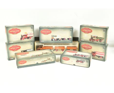 EIGHT LIMITED EDITION CORGI VINTAGE GLORY OF STEAM DIECAST MODELS, the first is a 1:50 scale limited edition Sentinal Platfor