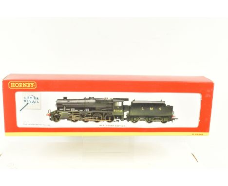 A BOXED OO GAUGE HORNBY MODEL RAILWAYS LOCOMOTIVE, Class 8F 2-8-0, no. 8042 in LMS Black - Weathered, item no. R2249, appears