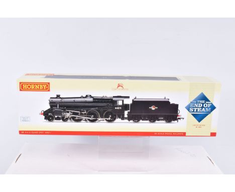 A BOXED OO GAUGE HORNBY MODEL RAILWAYS LOCOMOTIVE, Class 5, no. 44871 'Carnforth'  BR 4-6-0, item no. R2686B, appears in new 