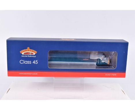 A BOXED OO GAUGE BACHMANN BRANCHLINE MODEL RAILWAYS DIESEL LOCOMOTIVE, Class 45, no. 45060 'Sherwood Forester' in BR Blue Liv