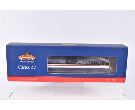 A BOXED OO GAUGE BACHMANN  BRANCHLINE MODEL RAILWAYS DIESEL LOCOMOTIVE, Class 47, no. 47835 'Windsor Castle' in Intercity Swa