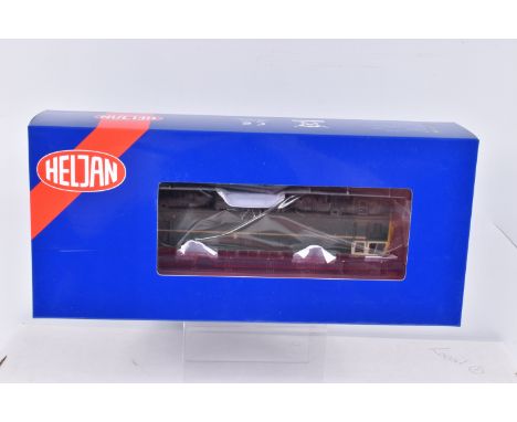 A BOXED OO GAUGE HELJAN MODEL RAILWAY V3  DIESEL LOCOMOTIVE, Class 27, no. 27001 in BR Green with full yellow ends, Heavily W