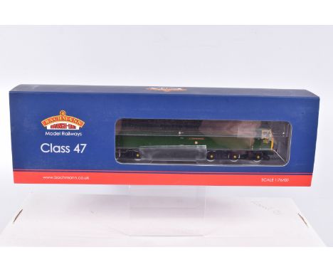 A BOXED OO GAUGE BACHMANN BRANCHLINE MODEL RAILWAYS DIESEL LOCOMOTIVE, Class 47, no. 47079 'G.J. Churchward' in GWR Green, Ex