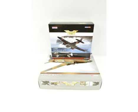 TWO BOXED 1:72 SCALE CORGI AVIATION ARCHIVE MODEL MILITARY AIRCRAFTS, the first a new tooling 2004 Vickers Wellington MKI.A, 