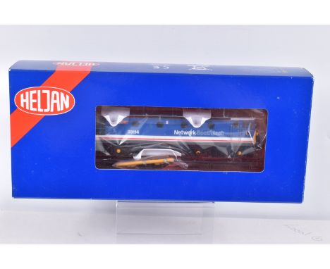 A BOXED OO GAUGE HELJAN MODEL RAILWAY LOCOMOTIVE, Class 33, no. 33114 in Network SouthEast Blue, item no. 3444, appears in ne