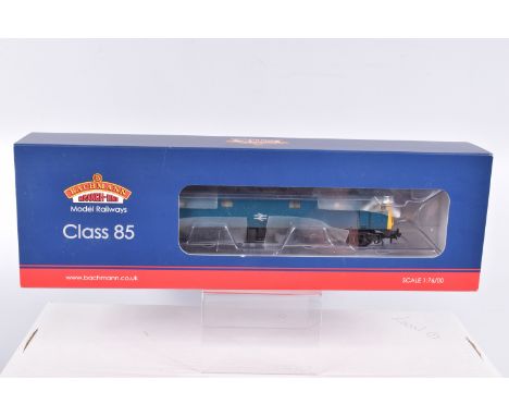 A BOXED OO GAUGE BACHMANN BRANCHLINE MODEL RAILWAYS ELECTRIC LOCOMOTIVE, Class 85no. 85040 in BR Blue -  Weathered, item no. 
