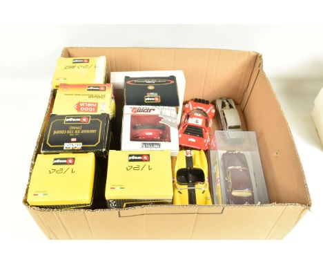 TWELVE 1:24 SCALE DIECAST MODEL CARS, to include a Heritage Benetton Ford B194 with authentic livery, Ltd. Ed. Certificate no