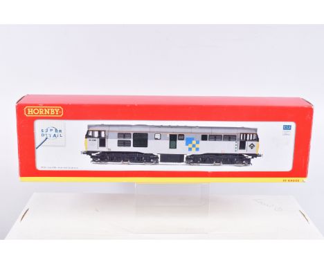 A BOXED OO GAUGE HORNBY RAILWAYS MODEL DIESEL ELECTRIC LOCOMOTIVE, Class 31, no. 31296 in Railfreight Construction with Immin