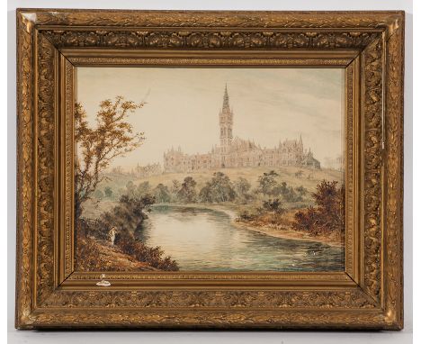 THOMAS COWLISHAW (BRTISH 19TH CENTURY), 
GLASGOW UNIVERSITY 
watercolour, signed and titled to the front, dated 1891 verso
36