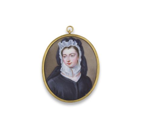 Christian Friedrich Zincke (German, circa 1683-1767)A Lady, traditionally identified as Lady Isabella Bentinck, second wife o