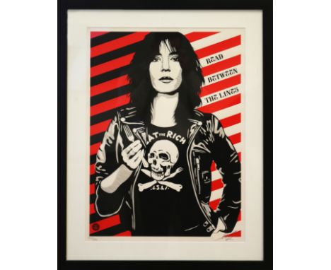 SHEPARD FAIREY (b. 1970) 'Eat The Rich (Patti Smith)' signed and numbered 534/550 in pencil to the margin, limited edition sc