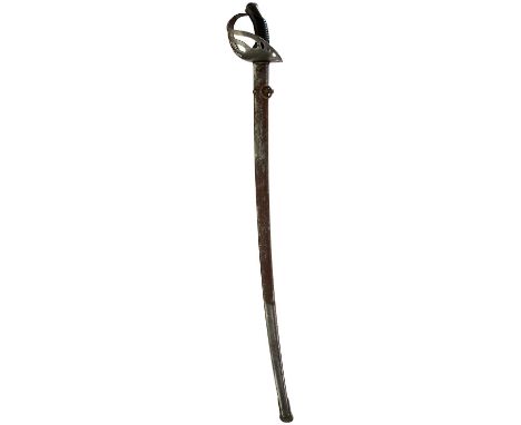 84.5cm fullered blade stamped with the Chilean shield at the forte and Manufacture D'Armes De Chatellerault JH, regulation st