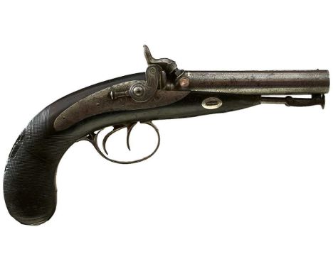 4.8inch sighted damascus barrels signed W &amp; J Rigby Dublin, platinum lined and vented breeches, border and scroll engrave
