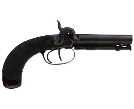 3.75inch sighted barrels, border and scroll engraved action, the tang signed WILKINSON &amp; SON LONDON, foliate engraved tri