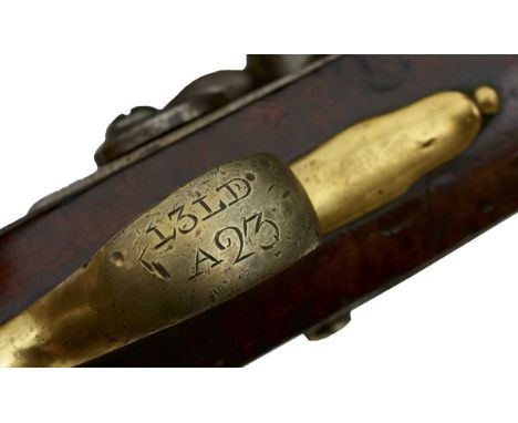 9inch barrel, stepped lock stamped with a crown over GR and TOWER across the tail, full stocked with regulation brass mounts,