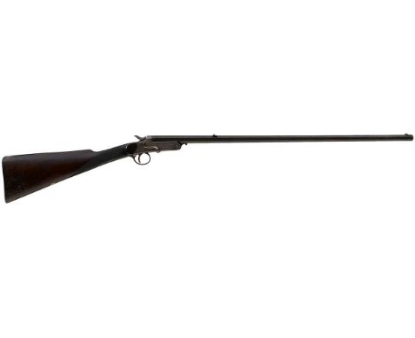 26inch sighted octagonal barrel fitted with rear leaf sights, engraved with the manufacturer's details, plain push button act