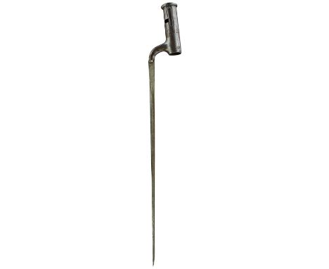 the first with 42.25cm blade stamped S. BROWN, the socket incised 9 and with flat spring, the second with 38cm blade stamped 
