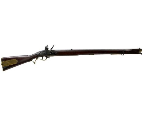 30.25inch sighted damascus barrel fitted with rear leaf sights, border engraved lock stamped with a crown over GR and TOWER a