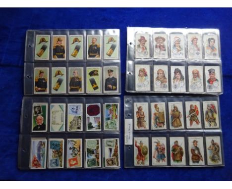 Cigarette cards, Various issuers, 6 sets, Wills Naval Dress & Badges, Wills Australia Time & Money (Vice Regal & Capstan prin