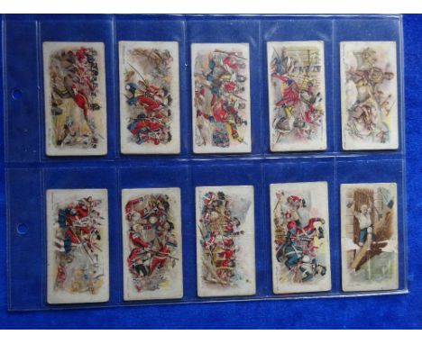 Cigarette cards, Faulkner Our Gallant Grenadiers 1st series, set 20 cards (all with no ITC Clause)  (fair )