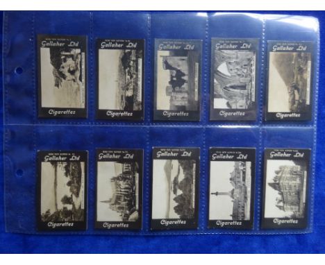 Cigarette cards, Gallaher, Irish View Scenery various printings, 110 cards (gen gd a few fair)