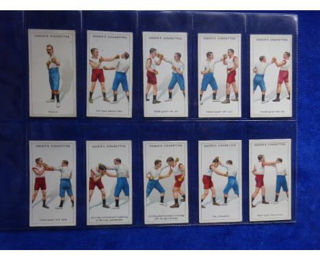 Cigarette cards, Ogden's Boxing, set 25 cards (gd)