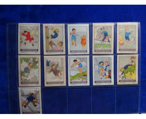 Trade cards, Nestle, Picture Stamp series,  112 cards many series including Butterflies, Birds, Beetles, Fashion, Fishes, Phe