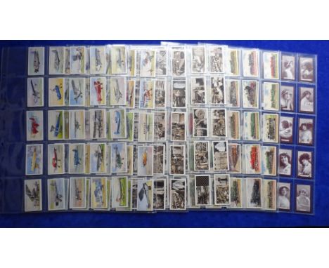 Cigarette cards, Irish or Overseas issues, 4 sets, John Players Aeroplanes (Eire), Wills Irish Industries, ITC Railway Engine